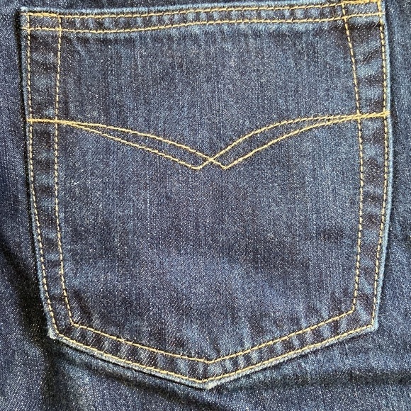 Oliveo & Company Hand Made Dark Blue Denim Jeans Size 33W NWT - Picture 10 of 15
